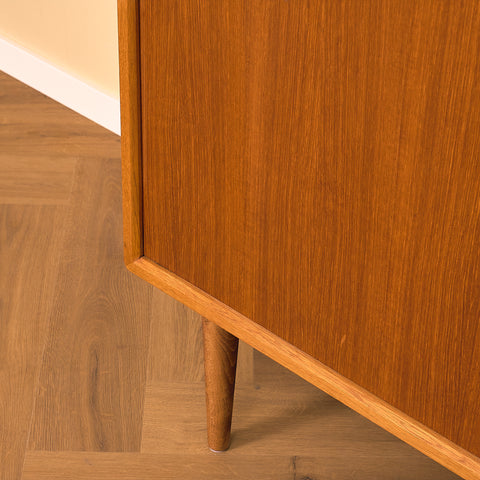 Swedish highboard in teak by Bertil Fridhagen for Bodafors