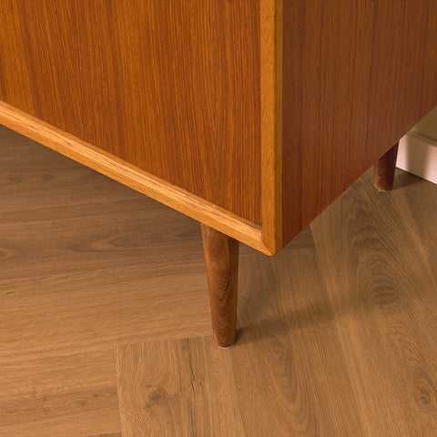 Swedish highboard in teak by Bertil Fridhagen for Bodafors