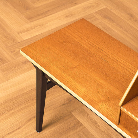 Svensk hallbänk/sidobord i teak