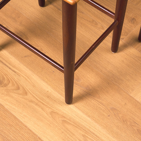Danish set of nest of tables in teak and walnut