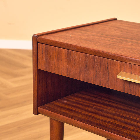 Swedish bedside table in mahogany
