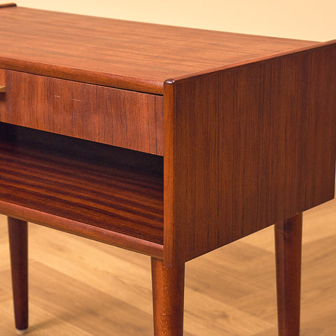 Swedish bedside table in mahogany