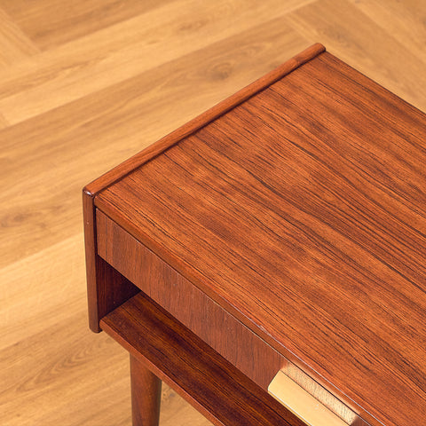 Swedish bedside table in mahogany