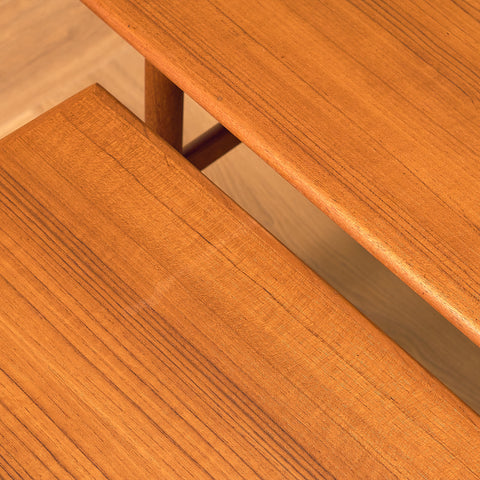 Danish set of nest of tables in teak