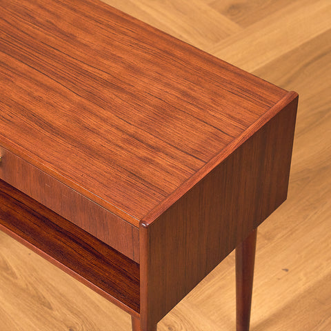 Swedish bedside table in mahogany
