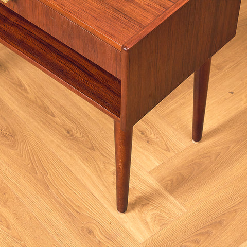 Swedish bedside table in mahogany