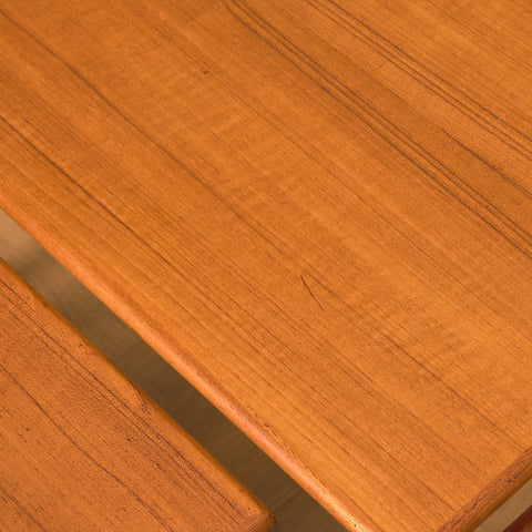 Danish set of nest of tables in teak