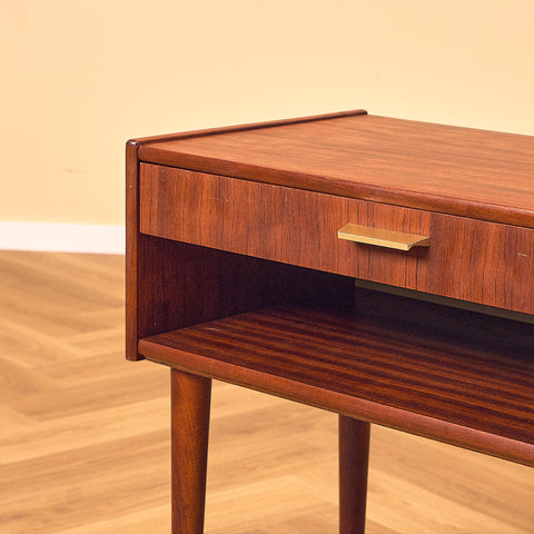 Swedish bedside table in mahogany