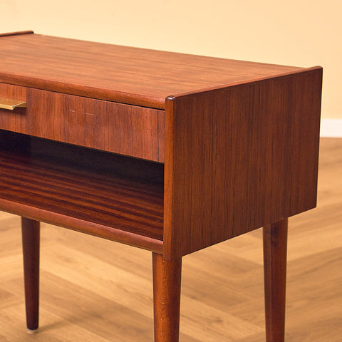 Swedish bedside table in mahogany