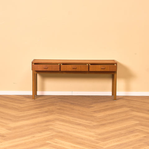 Swedish sideboard / TV-bench in teak and oak