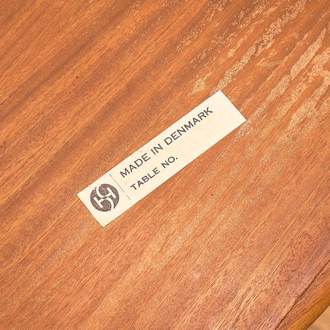 Round Teak Dining Table by H. Sigh & Sons
