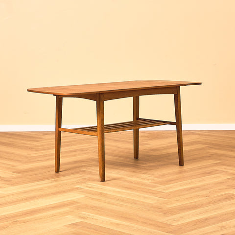 Svenskt soffbord i teak och ek
