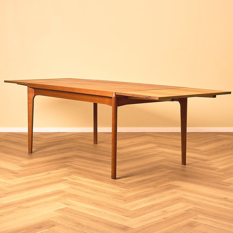 Extendable Teak Dining Table by Vejle Stole og Møbelfabrik