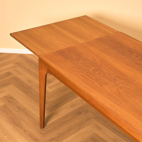 Extendable Teak Dining Table by Vejle Stole og Møbelfabrik