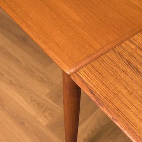 Danish rectangular dining table in teak