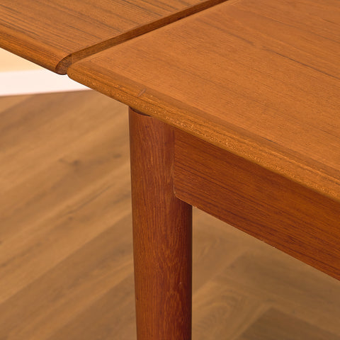Danish rectangular dining table in teak