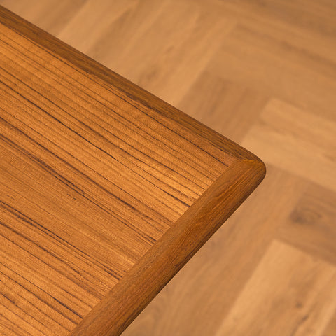 Danish rectangular dining table in teak