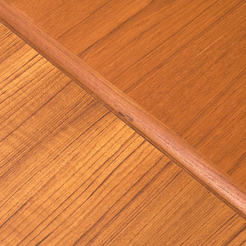 Danish rectangular dining table in teak