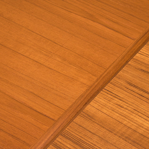 Danish rectangular dining table in teak