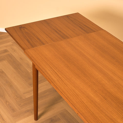 Danish rectangular dining table in teak
