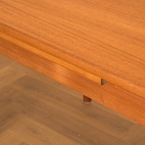Danish rectangular dining table in teak