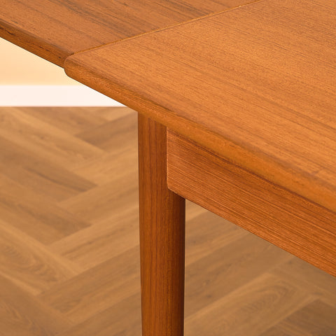 Danish rectangular dining table in teak