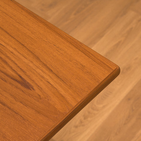 Danish rectangular dining table in teak