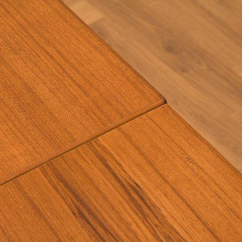 Danish rectangular dining table in teak