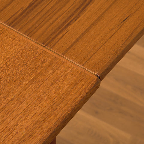 Danish rectangular dining table in teak