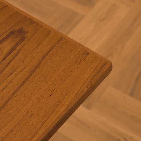 Danish rectangular dining table in teak
