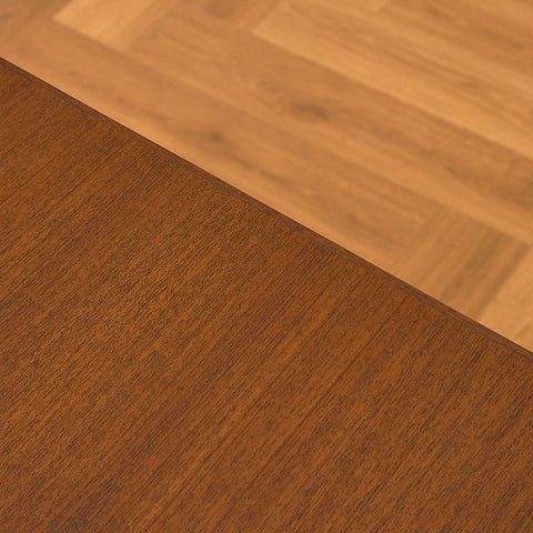 Extendable Teak and Walnut Dining Table