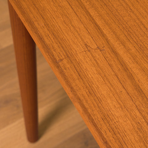 Danish rectangular dining table in teak