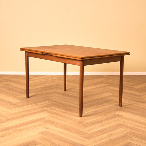 Danish rectangular dining table in teak