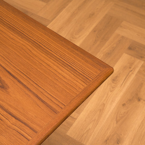 Danish rectangular dining table in teak
