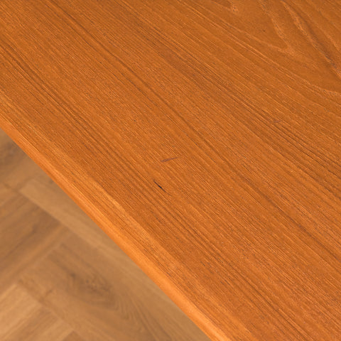 Danish rectangular dining table in teak