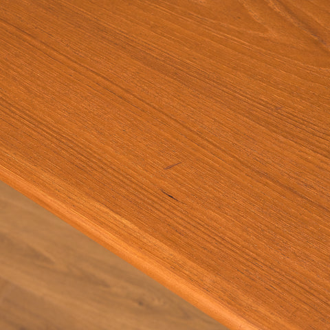 Danish rectangular dining table in teak
