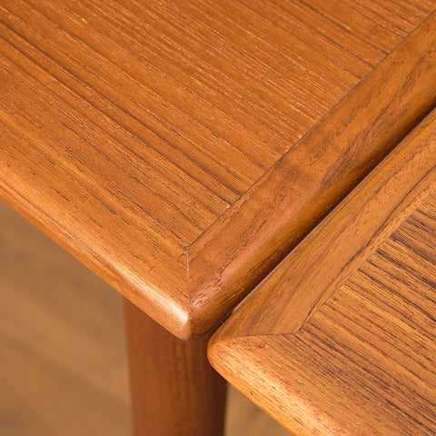Danish rectangular dining table in teak