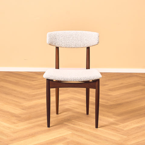 Danish dining chairs in walnut