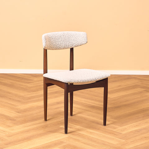 Danish dining chairs in walnut