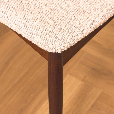 Danish dining chairs in walnut