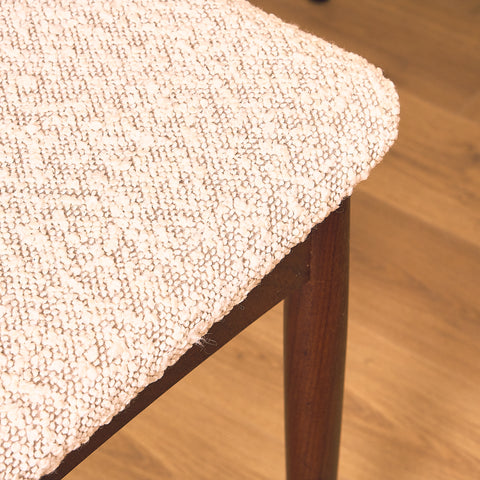Danish dining chairs in walnut