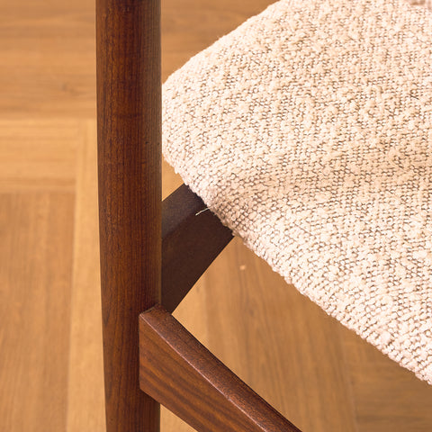 Danish dining chairs in walnut