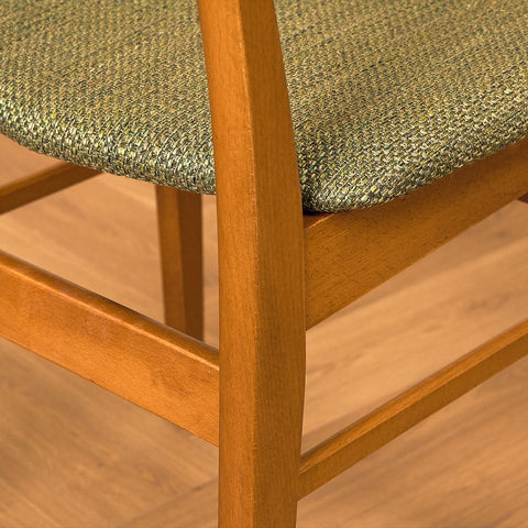 Danish dining chairs in teak/oak and beech by Farstrup (Copy)