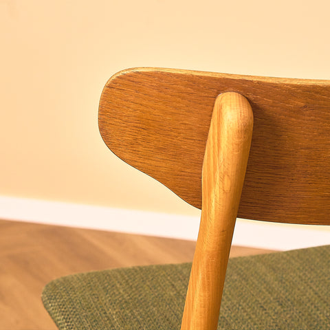 Danish dining chairs in teak/oak and beech by Farstrup (Copy)