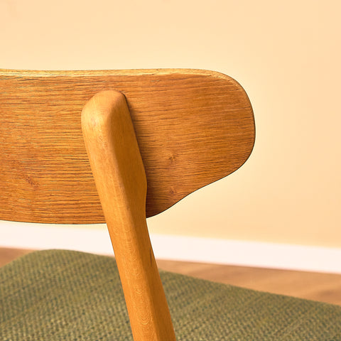 Danish dining chairs in teak/oak and beech by Farstrup (Copy)