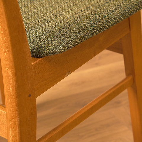 Danish dining chairs in teak/oak and beech by Farstrup (Copy)