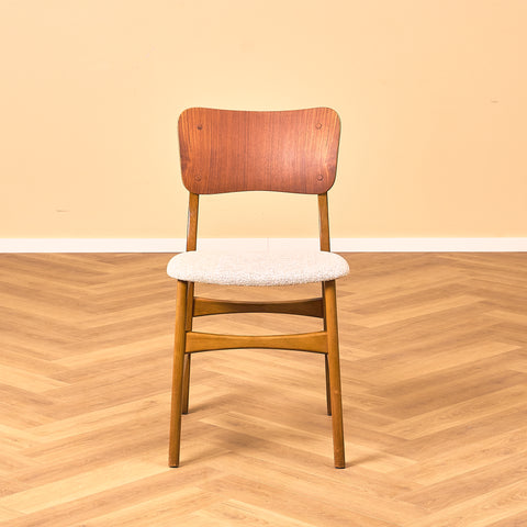 Danish dining chairs in teak and beech by Ib Kofod-Larsen