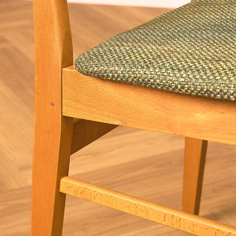Danish dining chairs in teak/oak and beech by Farstrup (Copy)