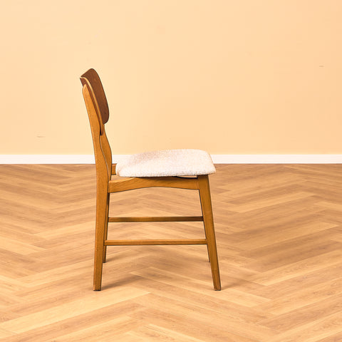 Danish dining chairs in teak and beech by Ib Kofod-Larsen