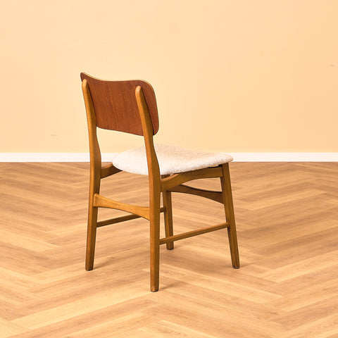 Danish dining chairs in teak and beech by Ib Kofod-Larsen